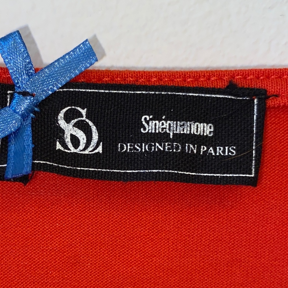 Sinequanone Simple and Pretty Red Dress - Picture 4 of 6